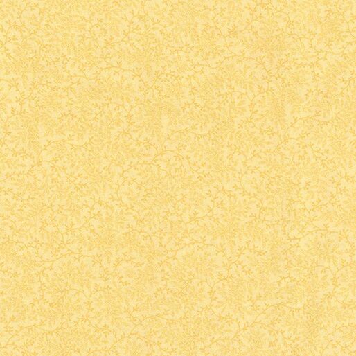 03 Yellow Delicate Vines Wide Backings (7073)