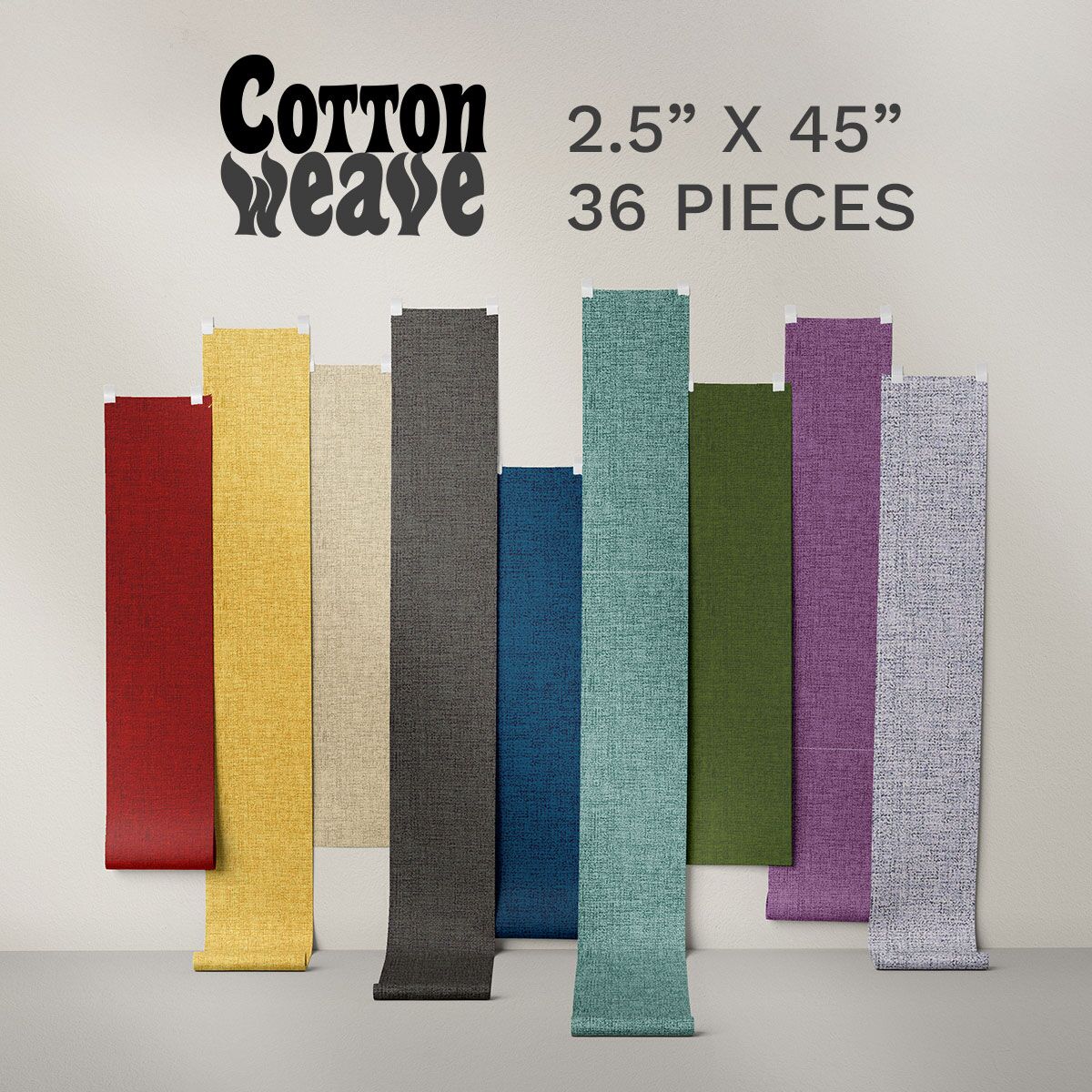 Cotton Weave 2.5 Inch Strips Pack