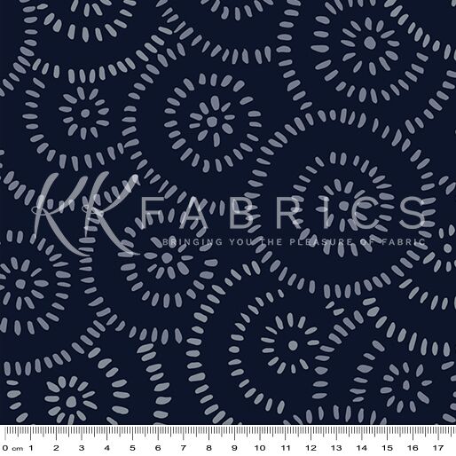 02 Hanabi Ring Indigo Miyabi Wide Backings (6014W) 13 Inches