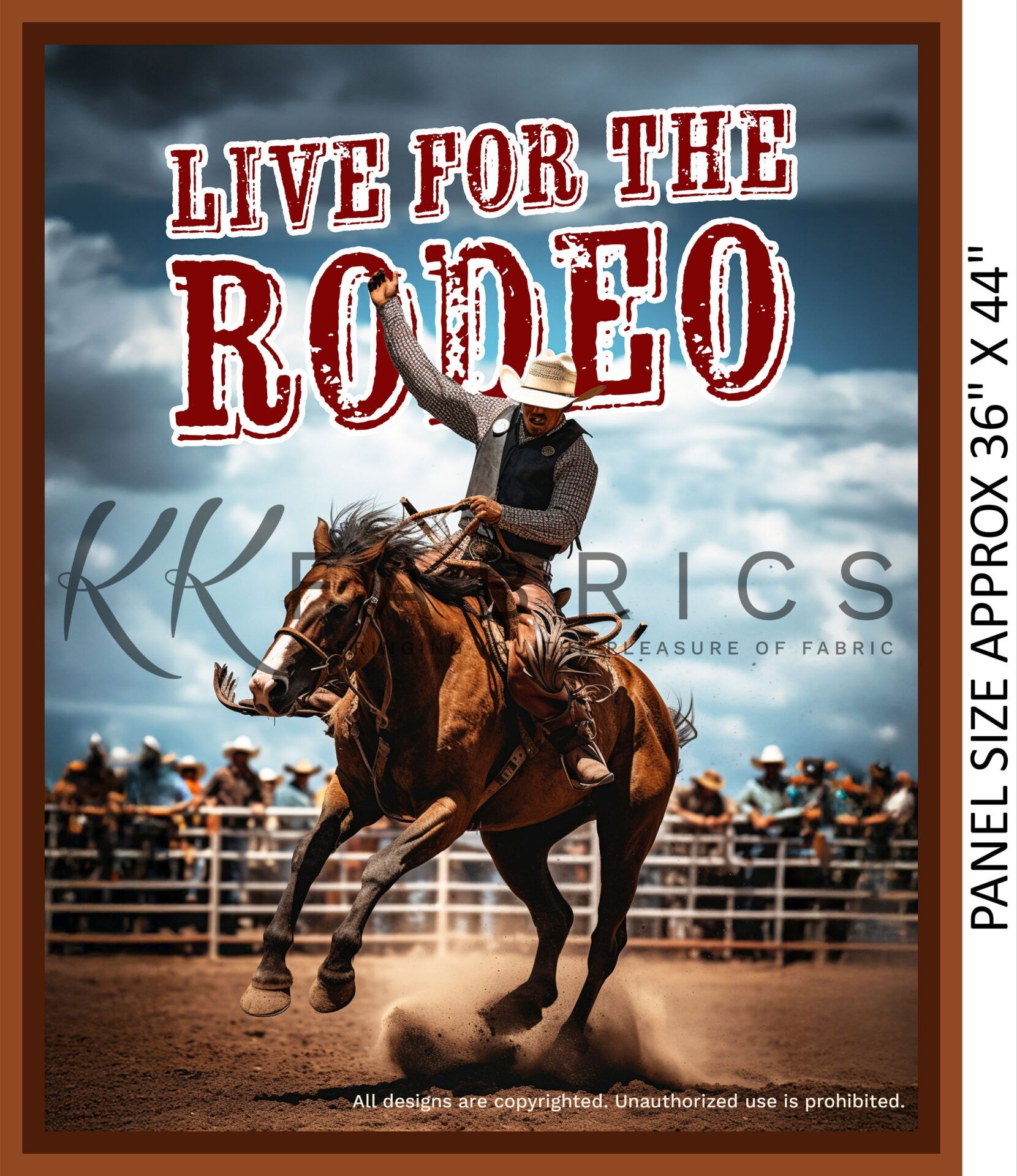 03 36 Inch Panel Live for Rodeo Life in the Loop (6011)