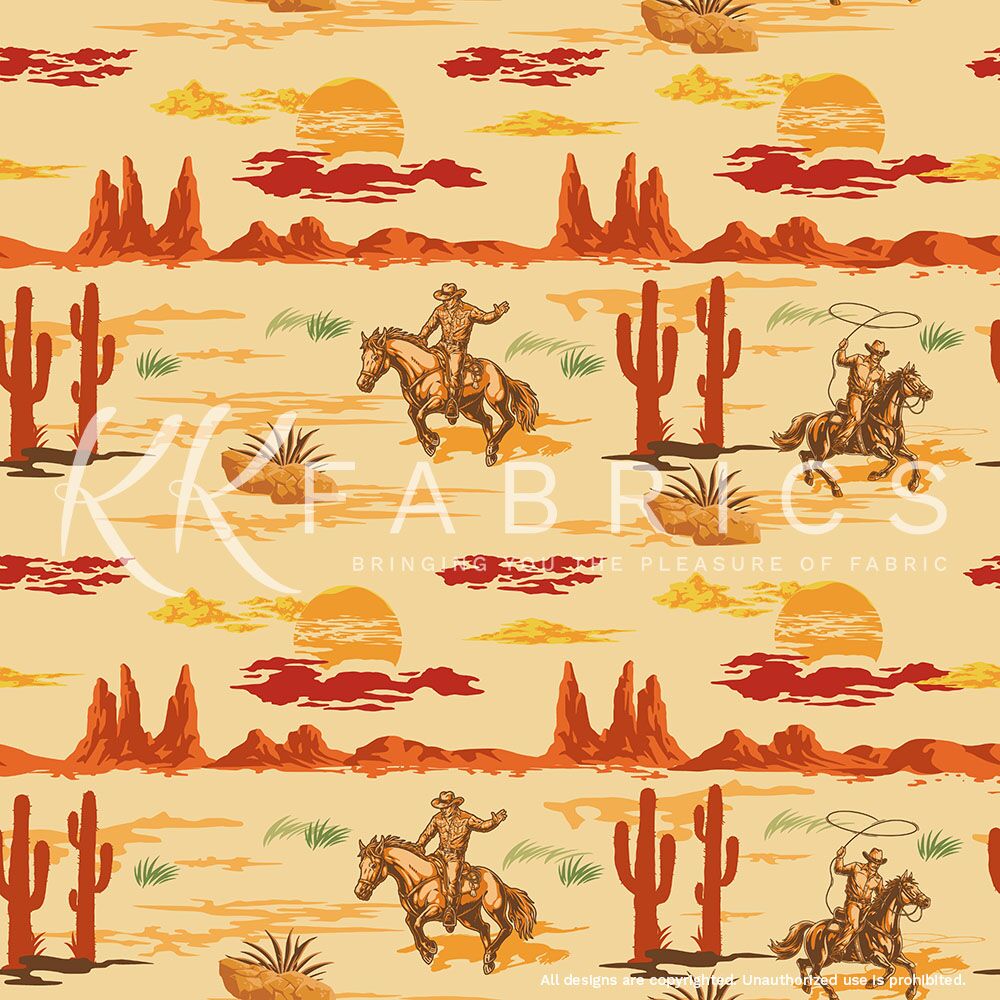 03 Horse Rider Sunset Western Tales (6004)