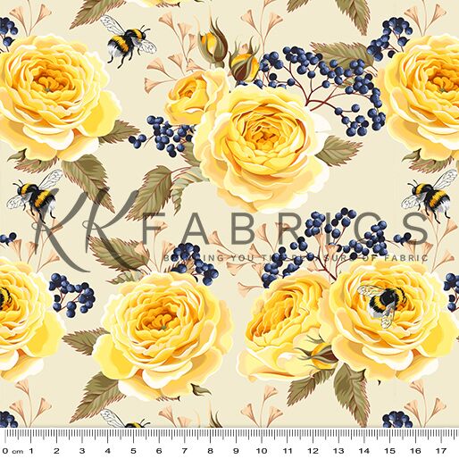 06 Floral Yellow Rose Reverie (6001)