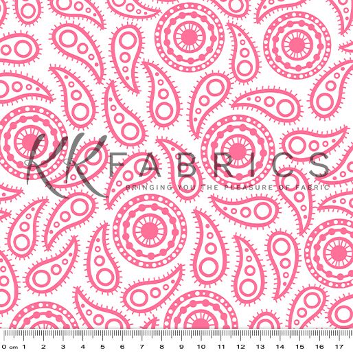 08 Paisley Pink Simply Shaped (6005)
