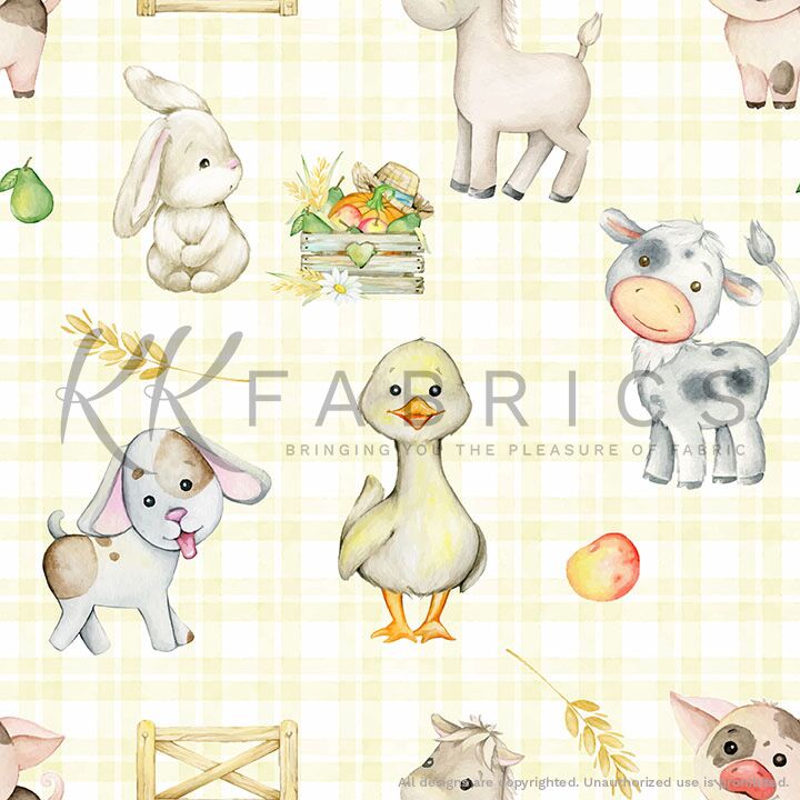 16 Farm Animals Yellow Counting Cuddles (6012)