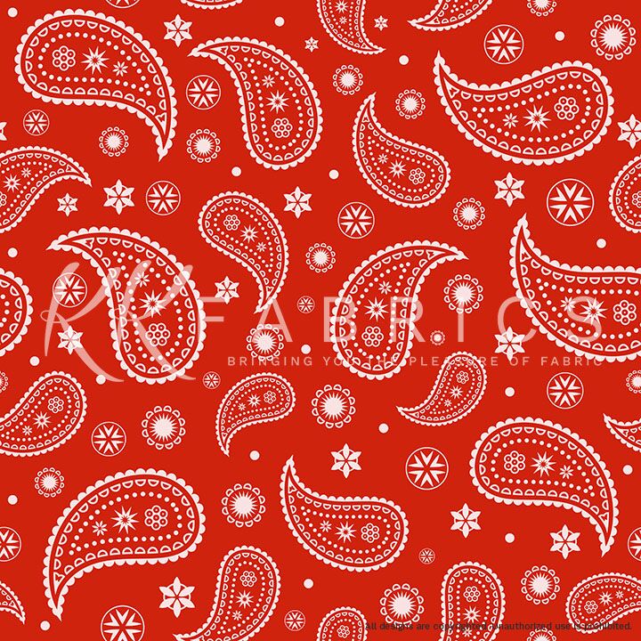 19 Paisley Red Western Tales (6004)
