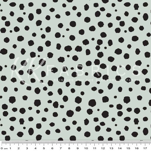 21 Black Spot on Duck Egg Studio Stash Basics - Spot (6020) - Image 3