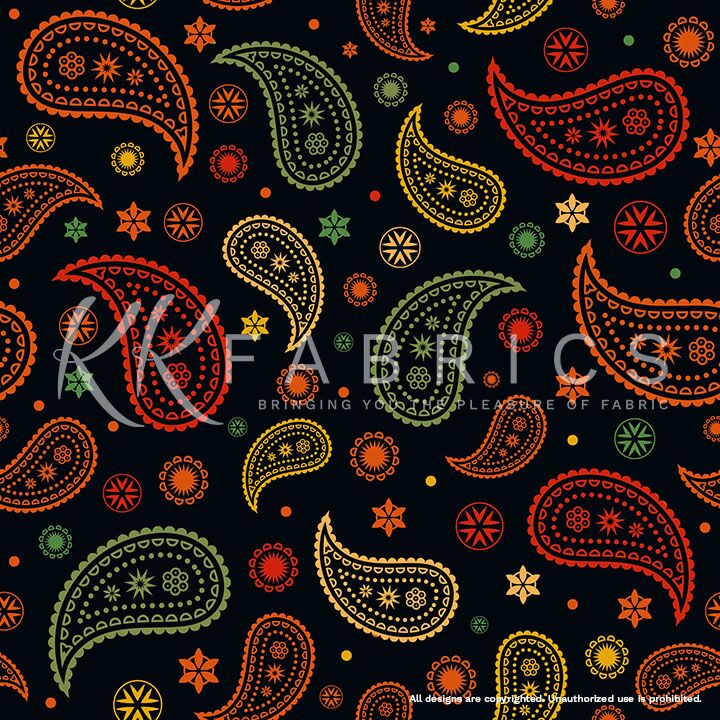 23 Paisley Black Western Tales (6004)