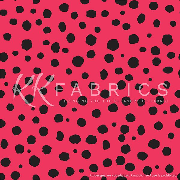 24 Black Spot on Hot Pink Spot (6020)