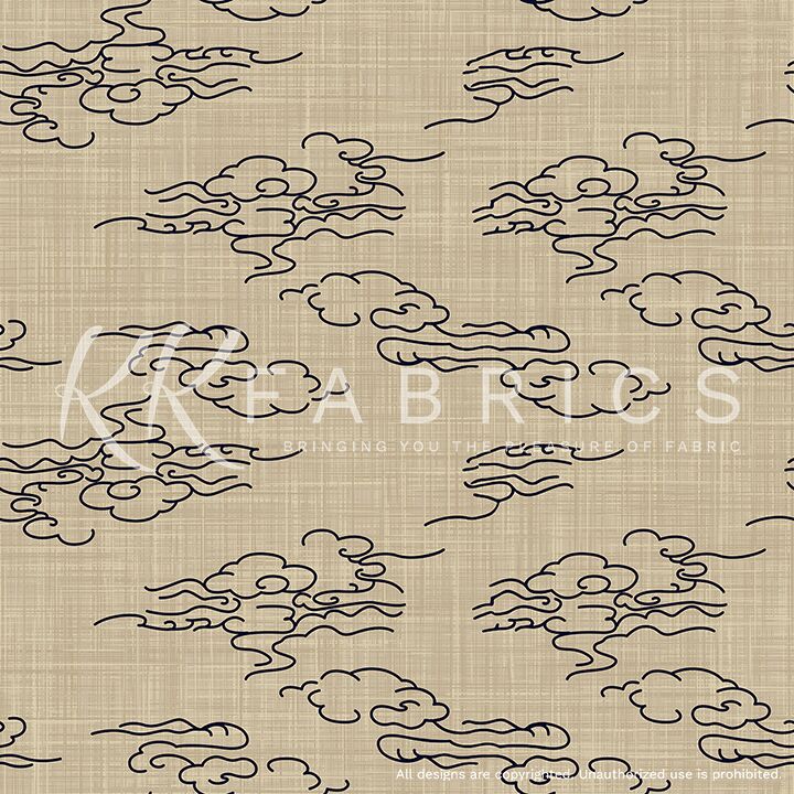 33 Clouds Beige Miyabi Wide Backings (6014W)