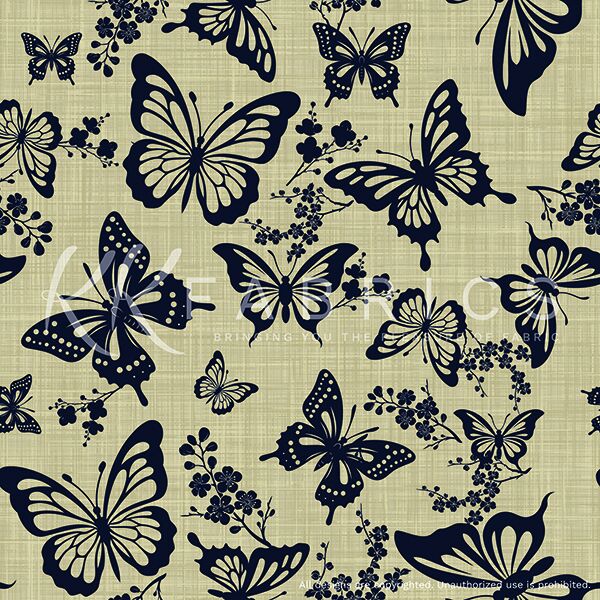 09 Butterfly Beige Miyabi Wide Backings (6014W) 11 Inches