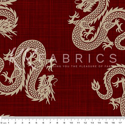 10 Dragons Maroon Miyabi Wide Backings (6014W)