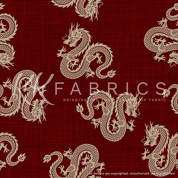 10 Dragons Maroon Miyabi Wide Backings (6014W)