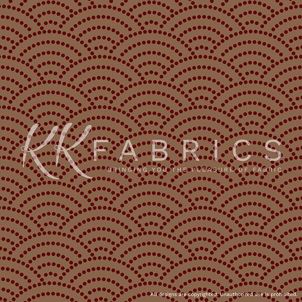 38 Seigaiha Beige Maroon Miyabi Collection (6014)