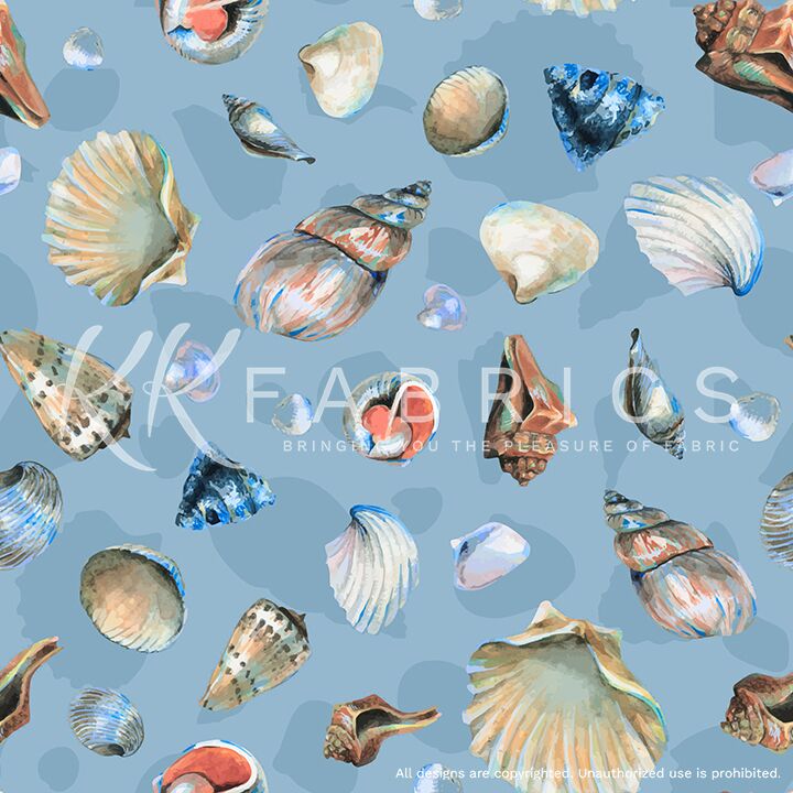 06 Seashells Blue Treasures of the Tide (6043)
