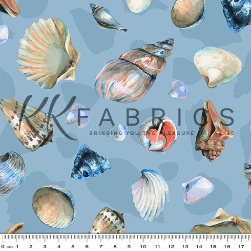 06 Seashells Blue Treasures of the Tide (6043)