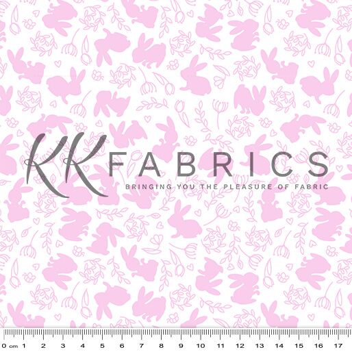 13 Bunny Blender White with Pink Pastel Prairie (6050)