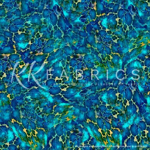 15 Blue Turquoise Drawn Westward (6041)