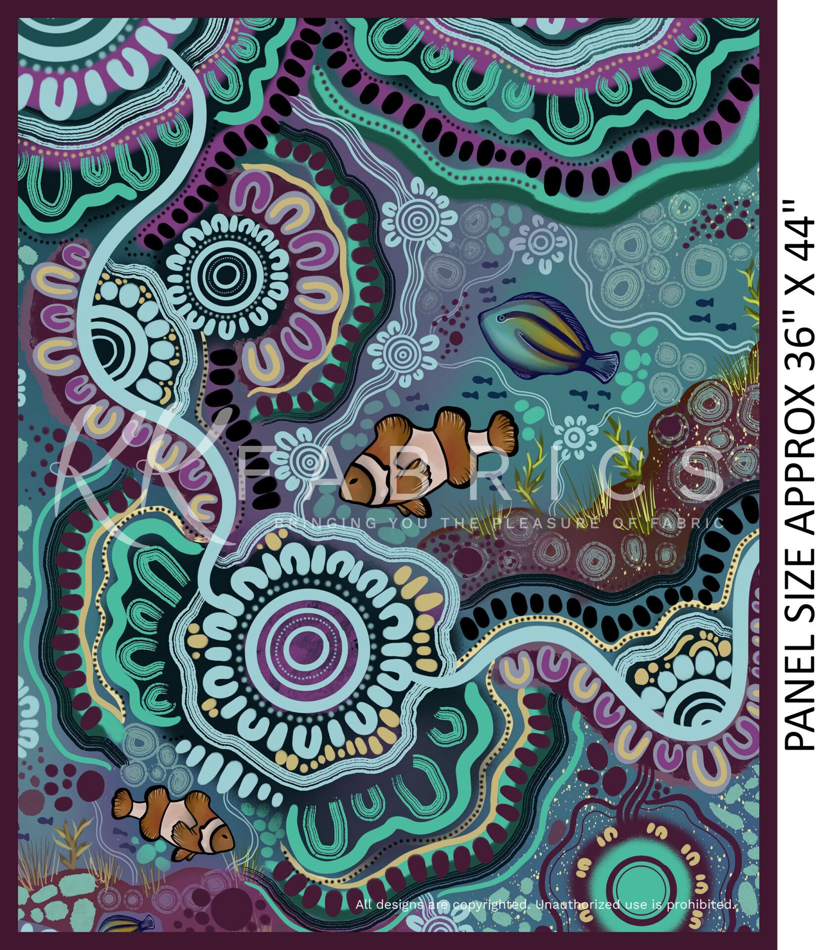 02 36 Inch Panel The Coral Reef