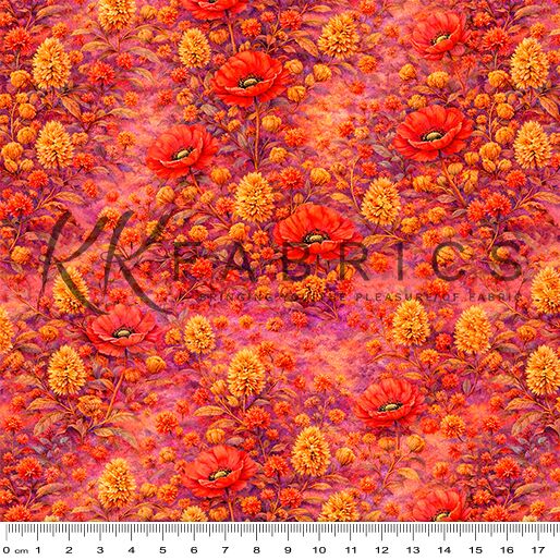 13 Painterly Poppies & Banksia Sunset Glow Last Post Field (6051)