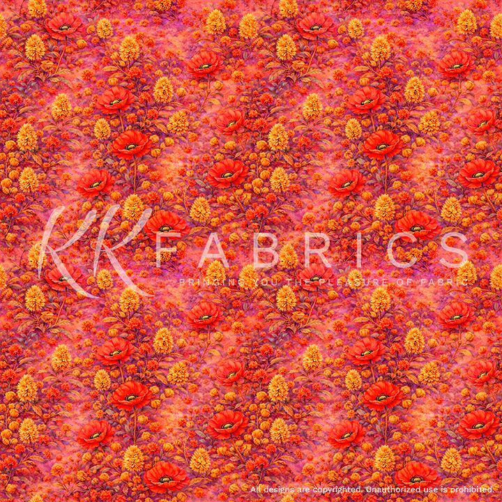 13 Painterly Poppies & Banksia Sunset Glow Last Post Field (6051)