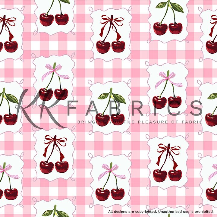 17 Cherry Tied Pink Cherry Picnic (6047)
