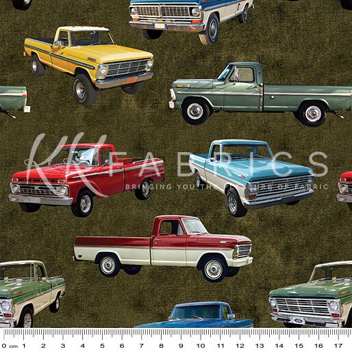 F8 Ute Denim Green Full Throttle Classics (6048)