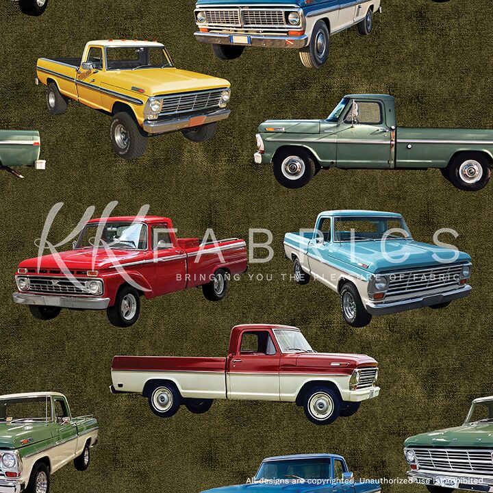 F8 Ute Denim Green Full Throttle Classics (6048)