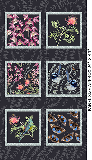 01 24 Inch Panel Fern & Feather (6057)