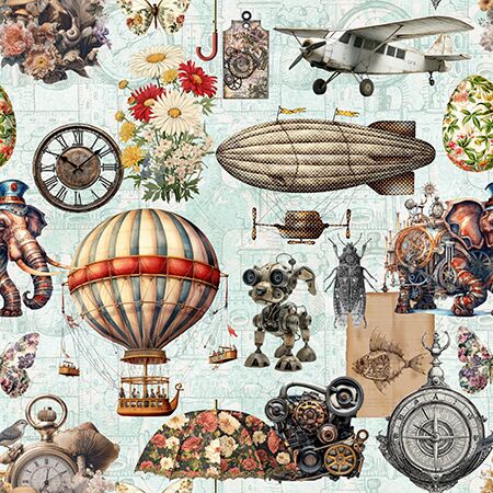 03 Airships & Adventure Clockwork Garden (6083)
