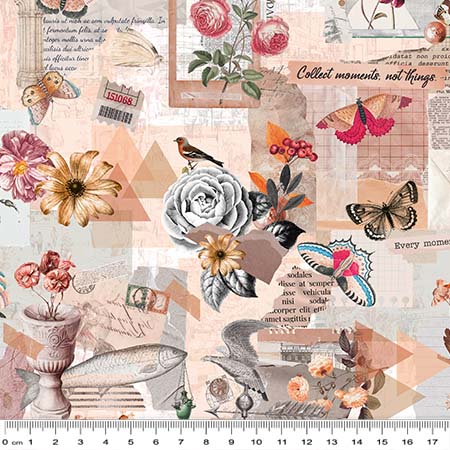 04 Paper Garden Peach Botanical Ephemera (6059)
