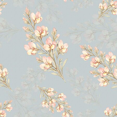 07 Slender Bush Pea Sea Mist Quiet Flight Wide Backings (6070W)
