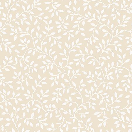 07C White on Cream Vines Whisper Whites (6066)