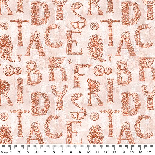 12 Letters Copper Clockwork Garden (6083)