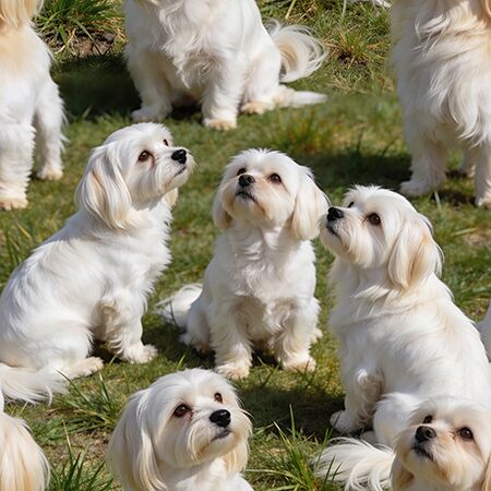 12 Maltese Grass Cherished Companions (6069)