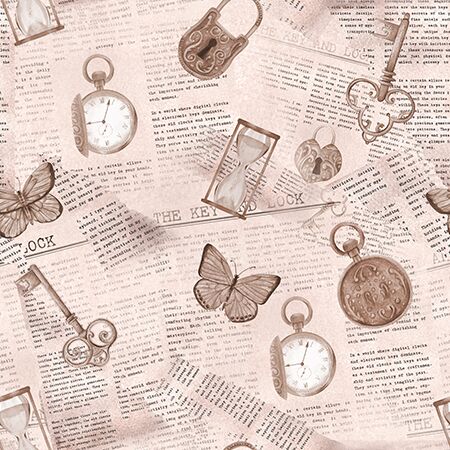12 Treasure Finds Rose Botanical Ephemera (6059)