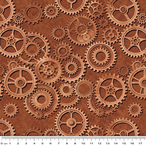 18 Tone on Tone Cogs Clockwork Garden (6083)