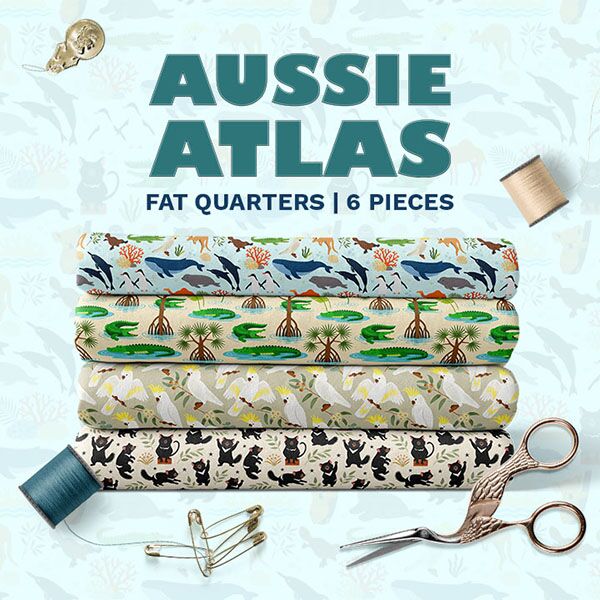 FQ Fat Quarters Aussie Atlas (6068)