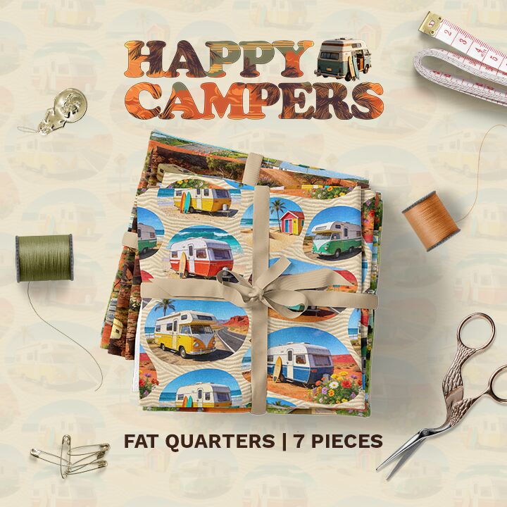 FQ Fat Quarters Happy Campers (6071) v2