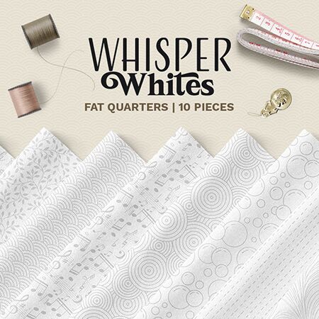 FQ Fat Quarters Whisper Whites (6066)