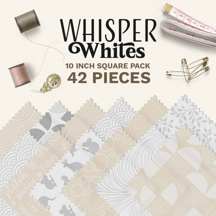 SP10 Inch Square Pack Whisper Whites (6066)