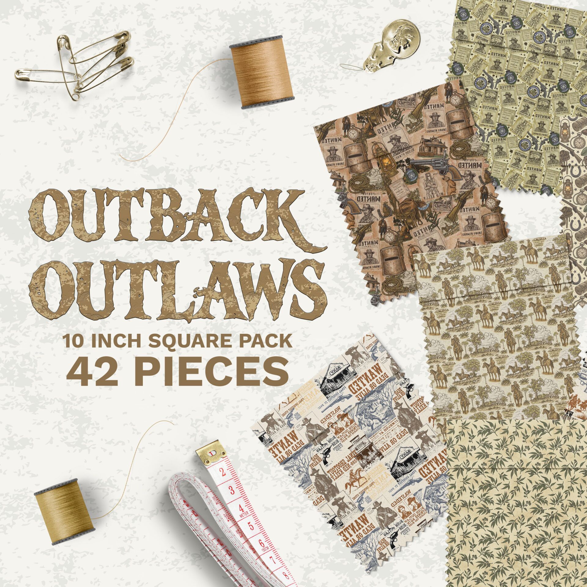 SP10 10 Inch Square Pack Outback Outlaws (6067)
